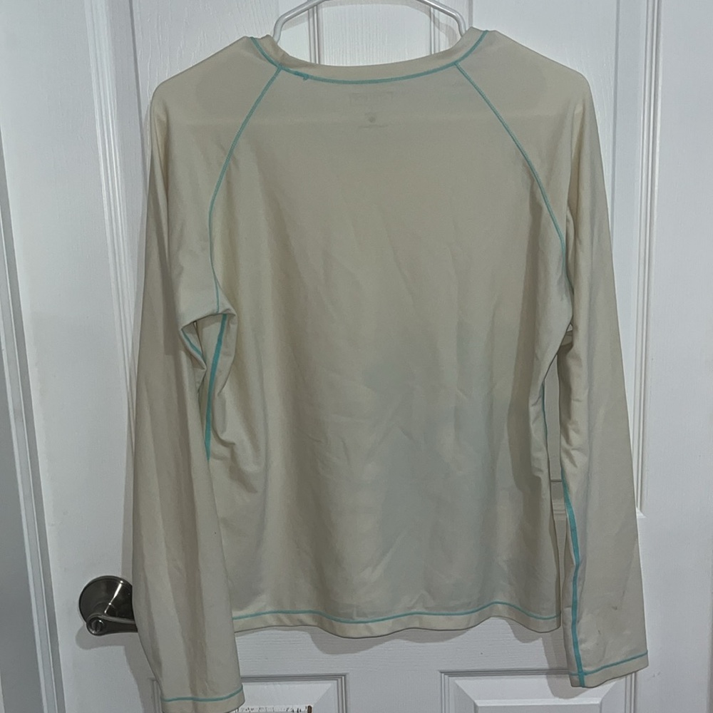 Athleta Rash Guard Rashguard - Blue Design / Size L - 2000’s - Nice!! - Picture 6 of 8